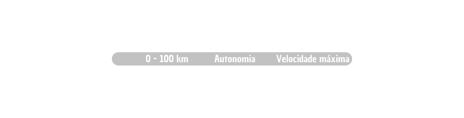 0 100 km Autonomia Velocidade máxima